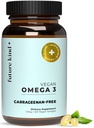 Supplément Omega-3 futur pour la clarté, la mémoire et le confort de la mobilité, 2 mois d'approvisionnement de softgels parfumés aux agrumes avec EPA et DHA, supplément Omega-3 végétalien des algues, sans carrageenan, 60 comtes