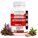 Vadik Herbs Jatamansi Capsules 1000mg, 100 Vegetarian Capsules | Organic Jatamansi Root (Nardostachys jatamansi), Ayurvedic Herb for Calm, Clarity & Restful Sleep, Non-GMO