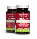 Marques de base Smart Heart Omega-3 Odorless Fish Oil 1000mg - Triple Strength EPA & DHA, non-OGM, Cœur et soutien cognitif - 90 Softgels sans Burpless - 2-Pack
