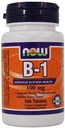 Maintenant Aliments: B-1 Santé du système nerveux 100 mg, 100 onglets (6 pack)