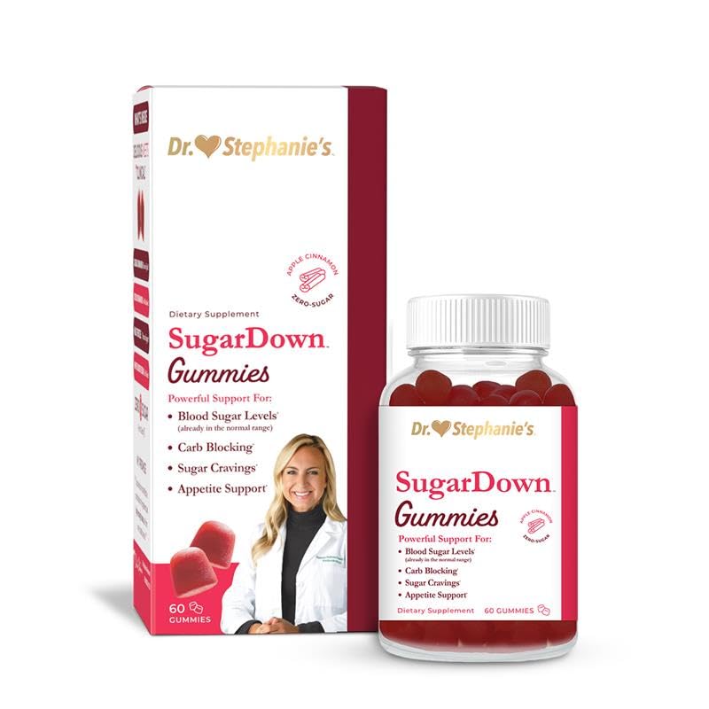 Dr StephanieS SugarDown Gummies – Ceylan & Cassia supplément cannelle - 0g sucre