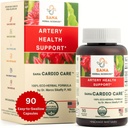 Artery Plaque Removal Formula | 4-Element All-Natural Supplement zur Unterstützung von Blutdruck, gesunden Cholesterin und Herz Rhythm | 90 Easy-to-Swallow Capsules | von Sana Herbal