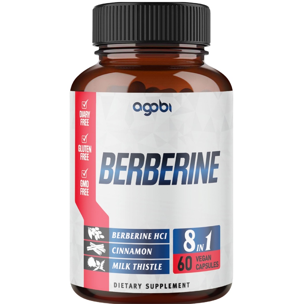 Supplément berbère avec Ceylan, Thistle de lait, Turmeric, Elderberry & More - Soutien immunitaire, cardio-vasculaire et gastro-intestinal - 60 comtes pendant 2 mois