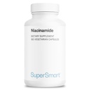 Supersmart - Niacinamid Supplement 2000mg pro Tag (Nicotinamid) - Fliessfreies Vitamin B3 Niacin | Non-GMO & Glutenfrei - 180 Vegetarische Kapseln