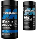 MuscleTech Muscle Builder avec ATP pic et Muscle clair avec HMB, Suppléments de construction musculaire pour hommes et femmes, 30 + 42 Comte