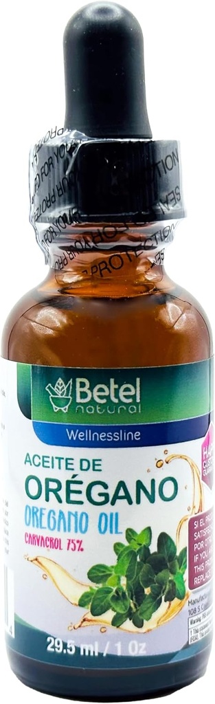 Betel Natural Premium Oregano Öl 75% Carvacrol - 1 fl oz