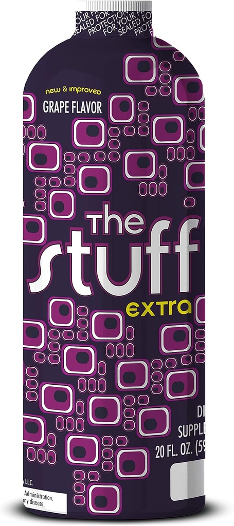 Detoxify – Der Stuff Extra – Grape Flavor – 20 Unzen – Professioneller intensiver Kräuterreiniger – verbessert die natürlichen Reinigungsprozesse Ihres Körpers – Plus Sticker