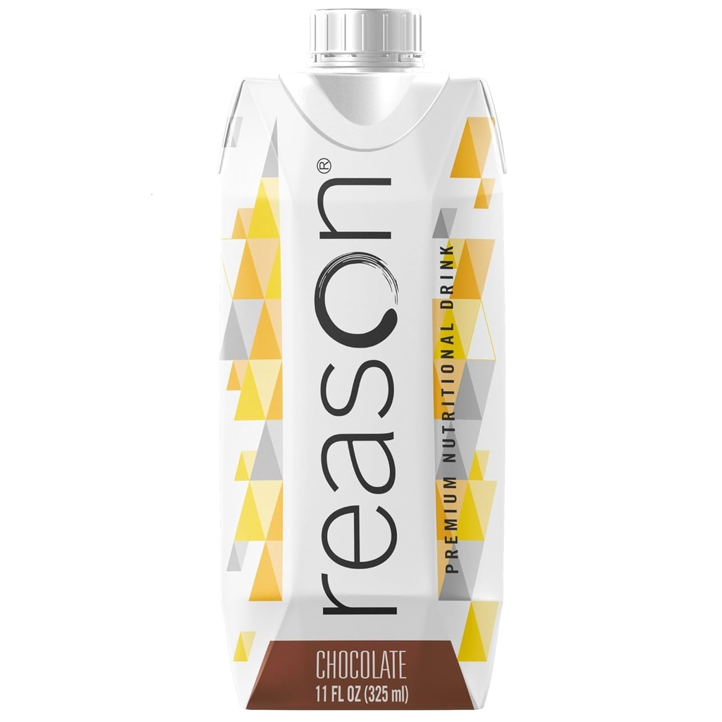 Grund Premium High Calorie Protein Drink - frei von Soja, Gluten, GMO, Künstliche Aromen und Süßungsmittel - NSF zertifiziert - Lactose-Friendly, Groß für Tube-Feeding - Schokolade, 11 oz