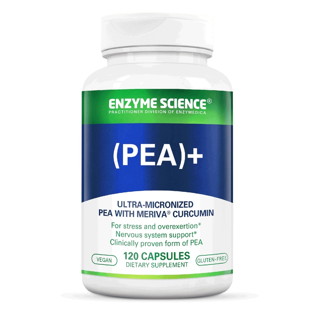 Enzym Wissenschaft Pea + Kurkumin-Ergänzung für physiologische Unterstützung hilft Nervous, Immune, & Muskelsysteme - 120 Kapseln