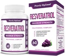 Purely Optimale Resveratrol Ergänzung 1500mg – Trans-Resveratrol aus japanischem Knotweed, Polyphenol-Komplex – unterstützt Graceful Aging, Vitalität, kognitive & Hautgesundheit – 60 Vegan Kapseln