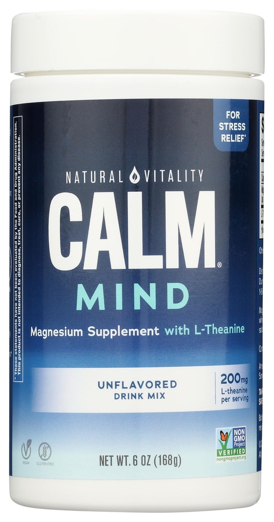 Natürliche Vitalität Unflavored Calm Mind, 6 Oz