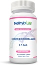 Methyl-Life® Hydroxy B12 Sublingual Tablets – Sanfte, Vitamin B12 Ergänzung für tägliche Energie & Cellular Support – Vegan, Non-GMO, Gluten & Top 14 Allergen Free | 90 Chewable Tablets