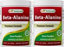 Meilleures naturelles Beta Alanine poudre pure 1 livre (1 LB (paquet de 2))