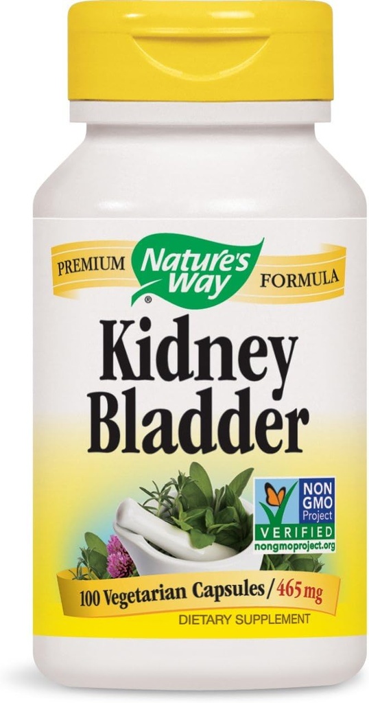 Nature's Way Rein Bladder Complément diététique avec une qualité sans compromis (465 Mg, 100 Capsules, 3 Packs) (3 Articles)