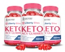 (3 Pack) Liberty Bites Keto ACV Gummies Formule avancée 1000MG Libertybites Keto Gummies vinaigre de cidre de pomme formulé avec jus de betterave de grenade poudre B12 Vegan Non OGM 180 Gummys