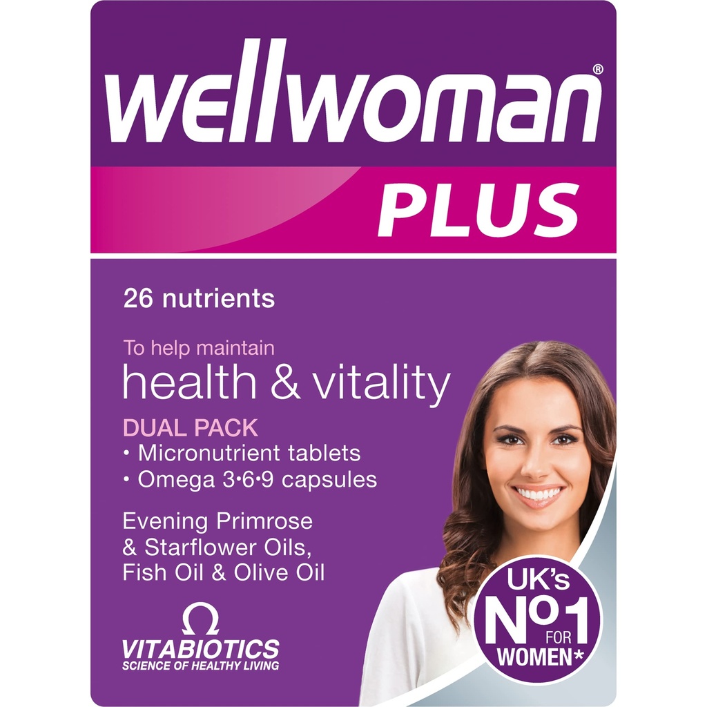 Vitabiotics Wellwoman Plus Tabletten 56 Kapseln