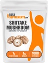 BulkSupplements.com Shiitake Pilzextrakt Pulver - Shiitake Pilzpulverergänzung, Immununterstützung - Vegan & Glutenfrei, 1g pro Servierung, 1kg (2.2 lbs) (Pack von 1)