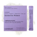 LACTOMEDI Supplément inositol pour les femmes , Myo-Inositol 4000mg + D-Chiro-Inositol 100mg , Équilibré 40:1 Rapport , Cycle menstruel et soutien au bien-être , 30 jours
