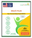 Live To Shine Multi Plus Topical Patch - USA Made - 30 jours d'approvisionnement pour les femmes et les hommes de