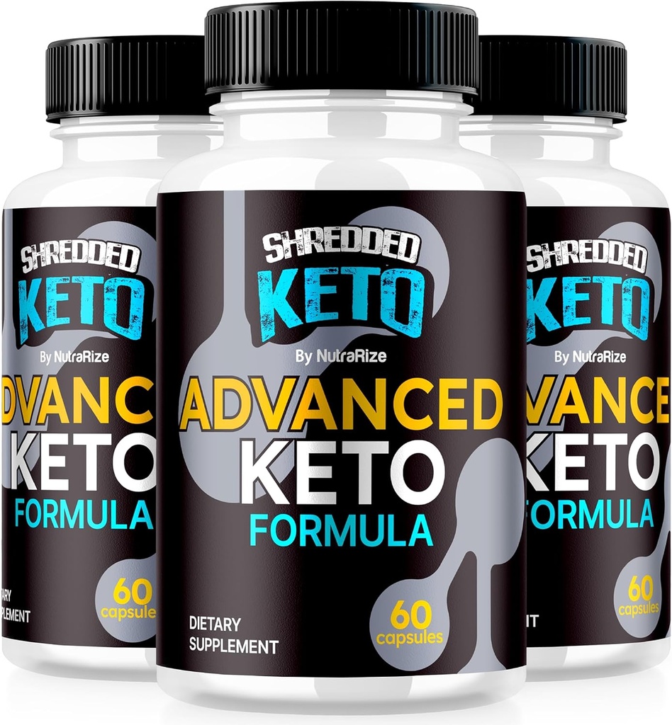 (3 Pack) Shredded Keto Pills, Premium Keto Shred Weight Loss Capsules, Alle natürlichen Keto Ergänzung zu unterstützen Fitness und Körper Tore, offizielle ShreddedKeto Bewertungen (180 Kapseln)