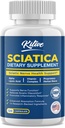 Sciatique Nerve Relief: Supplément de support avancé pour Sciatique – Potent Alpha Lipoïque Acid & Turmeric & Herbal Relief Ingrédients – Fabriqué aux États-Unis, 120 Capsules (120 Compte (paquet de 1), Banana)