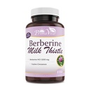 Berberine HCL 1200mg mit Milchdistel und Ceylon Cinnamon, Ampk Metabolic Activator, Gesundes Immunsystem und Gastrointestinal Wellness, 40 Servierungen, 120 Veggie Kapseln