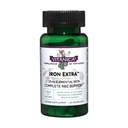 Vitanica Eisen Extra, Eisenergänzung Enhanced Absorption mit Vitamin C 500mg, Methylfolate 400mcg, B12 Vitamin 500mcg, Calcium, Gelbe Dock, Dandelion Root & Nettle Leaf Extract, Vegan, 60 Kapseln