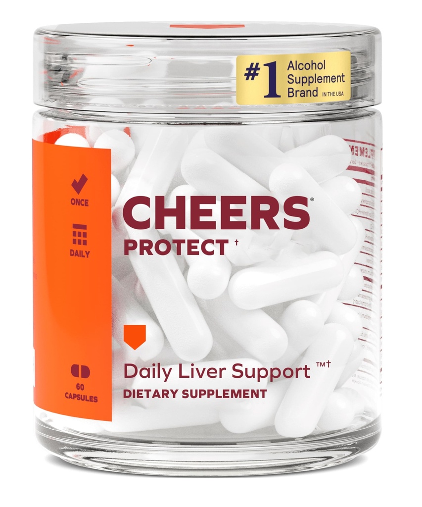 Protégez votre foie quotidien pour les buveurs avec L-Cysteine + DHM. Augmentez les niveaux de glutathion.