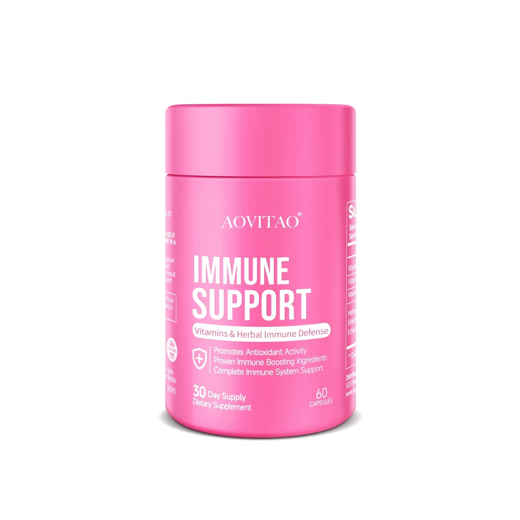 Immun Support Supplement Natürliche Kräuter kognitive Unterstützung Booster und Pilz mit Lion's Mane, Reishi Ergänzung für Gedächtnis kognitiv