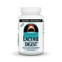 Source Naturals Lactase Digest, pour intolérance au lactose* - 180 capsules