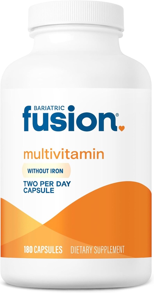 Fusion bariatrique Multivitamine bariatrique sans Iron.