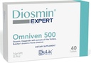 Dulàc - Omniven 500-40 Tabletten Diosmin, Pferde-Kastanien-Extrakt, Metzger Broom, Hesperidin. Nahrungsergänzungsmittel, Made in Italy