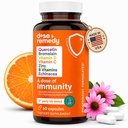Eine Dosis Immunität Quercetin mit Vitamin C und Zink, Vitamin D, 500mg Quercetin Bromelain mit Echinacea & B Vitaminen, Lung Immununterstützungsergänzung 7 in 1 Immunabwehr Booster (60 Zähler)