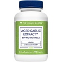 Der Vitamin Shoppe Odorless Aged Knoblauch Extrakt - Unterstützt Herz-Kreislauf-Gesundheit - 600 MG (200 Kapseln)