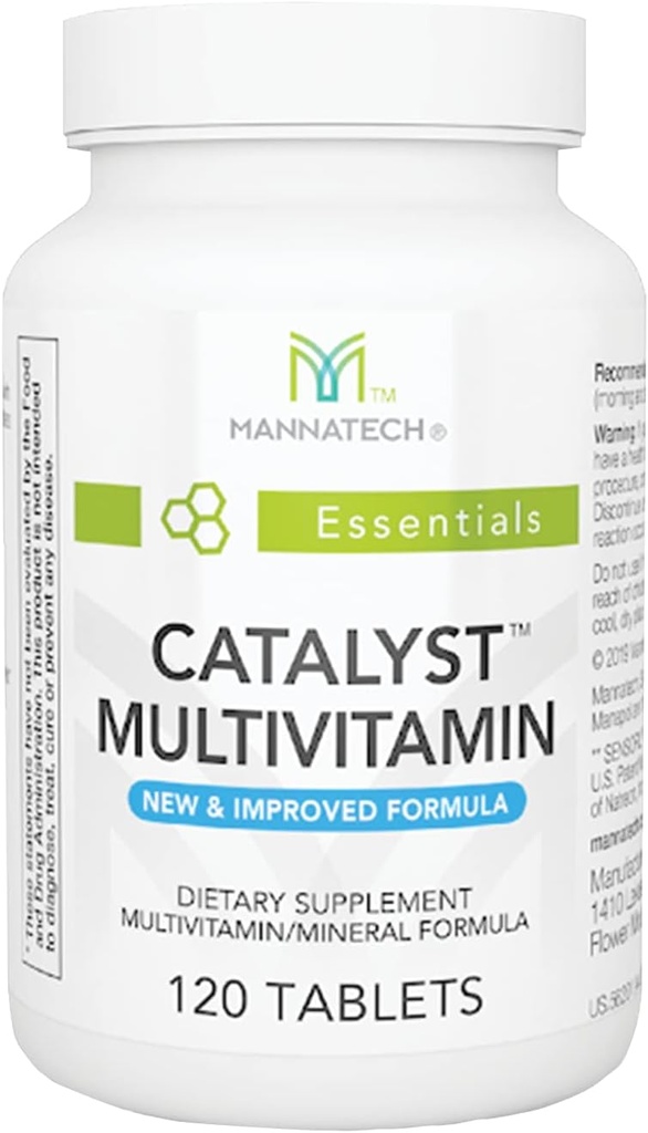Mannatech Catalyst Multivitamin 120 Tabletten, Maximieren Sie Ihr Multivitamin. Bietet Antioxidantien Vitamin A, Vitamin C und Vitamin E, jetzt mit Ashwagandha, um Sie körperlich und emotional zu unterstützen
