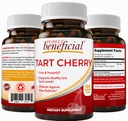PURELY günstige Tart Cherry Kapseln 6000 mg, extra Stärke Montmorency Tart Cherry Extract, Uric Acid Flush für Joint Comfort, Antioxidant & Immune Support, Non-GMO, Gluten Free, 120 Count