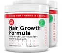 iRestore Hair Growth Supplement – Natürliche DHT Blockers & Multivitamin Blend – Vegan, Non-GMO, 90 Kapseln – unterstützt Thicker, stärkeres Haar für Männer und Frauen – 2-Pack