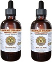 Ashwagandha Liquid Extract, Organic Ashwagandha (Withania Somnifera) Getrocknete Wurzel-Tinkturergänzung 2x4 oz