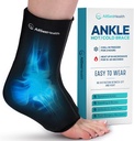 Ankle Ice Pack Wrap for Swelling - Hot/Cold Therapy Ice Wrap for Foot Pain Relief, Heel Pain Relief, Plantar Fasciitis, Achilles Tendonitis Relief, Sprained Ankle Compression, Small/Medium