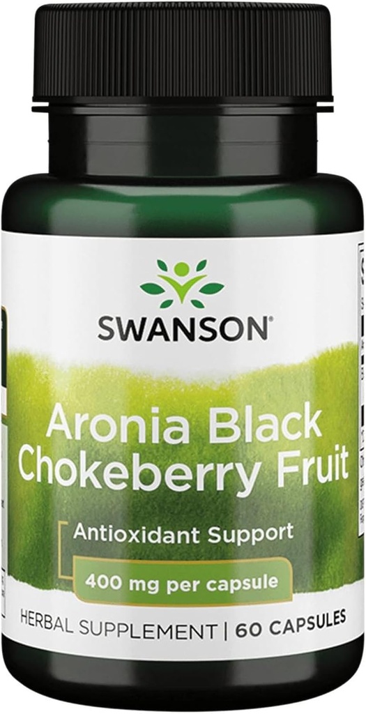 Swanson Full Spectrum Aronia (Chokeberry) 400 Milligramme 60 Kapseln
