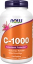 Jetzt Lebensmittel, C-1000 ,Now Foods Vitamin C-1000 Sustained Release mit Rose Hips, 250 Tabletten