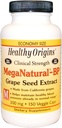 Gesunde Herkunft Mega Natural-BP Trauben Seed Extrakt - 300 mg - 150 Kapseln