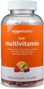 Amazon Basics Multivitamine pour enfants, 190 Gummies, orange, cerise et fraise (précédemment Solimo)
