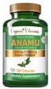 Vitamines organiques Anamu 1250mg 100% biologiquement cultivé 240 Capsules Total Pétiveria Allicea Vitamisan