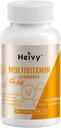 Heivy Kleinkinder Multivitamine, Kinder Kaubares Vitamin D3, C, Vitamin B12, B6, Vitamin A, E & Zink für Immununterstützung und Gesundheit, 120 Kautabletten