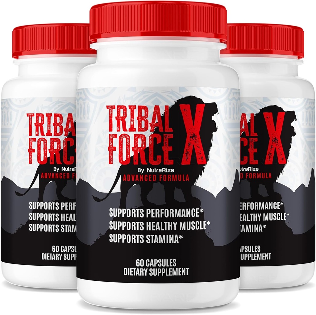 (3 Pack) Tribal Force X Kapseln, TribalForceXL Max Performance Support für Männer, TribalForce X Alle natürlichen Pillen, TribalForces XXL Male Formel für nachhaltige Energie, TribalForces X Review (180 Kapseln)