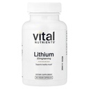 Vital Nährstoffe Lithium Orotate 20mg | Vegan Lithium-Ergänzungen für Gedächtnis, Zustand des Geistes, und Verhaltensgesundheit* | Gluten, Dairy, Soy Free | 90 Kapseln