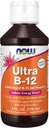 NOW Foods Supplements, Ultra B-12, Liquid, 800 mcg Folic Acid, Cellular Energy Production*, 4-Ounce