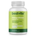 BESTVITE Ginkgo Biloba 120mg (240 Kapseln) - No Stearates - Non GMO - Gluten Free - standardisiert auf 24% Ginkgo Flavone Glycoside