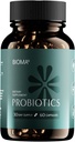 BIOMA Probiotics for Weight Management & Digestive Health, 3 in 1 Gut Health Probiotics und Prebiotics/Postbiotics, Slow Release Synbiotic Probiotic Capsules for Gut Health Multi Enzyme (60 Caps)